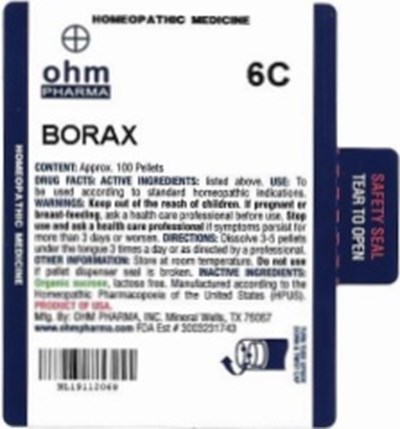 Md Label (Borax   Md Tube Label)